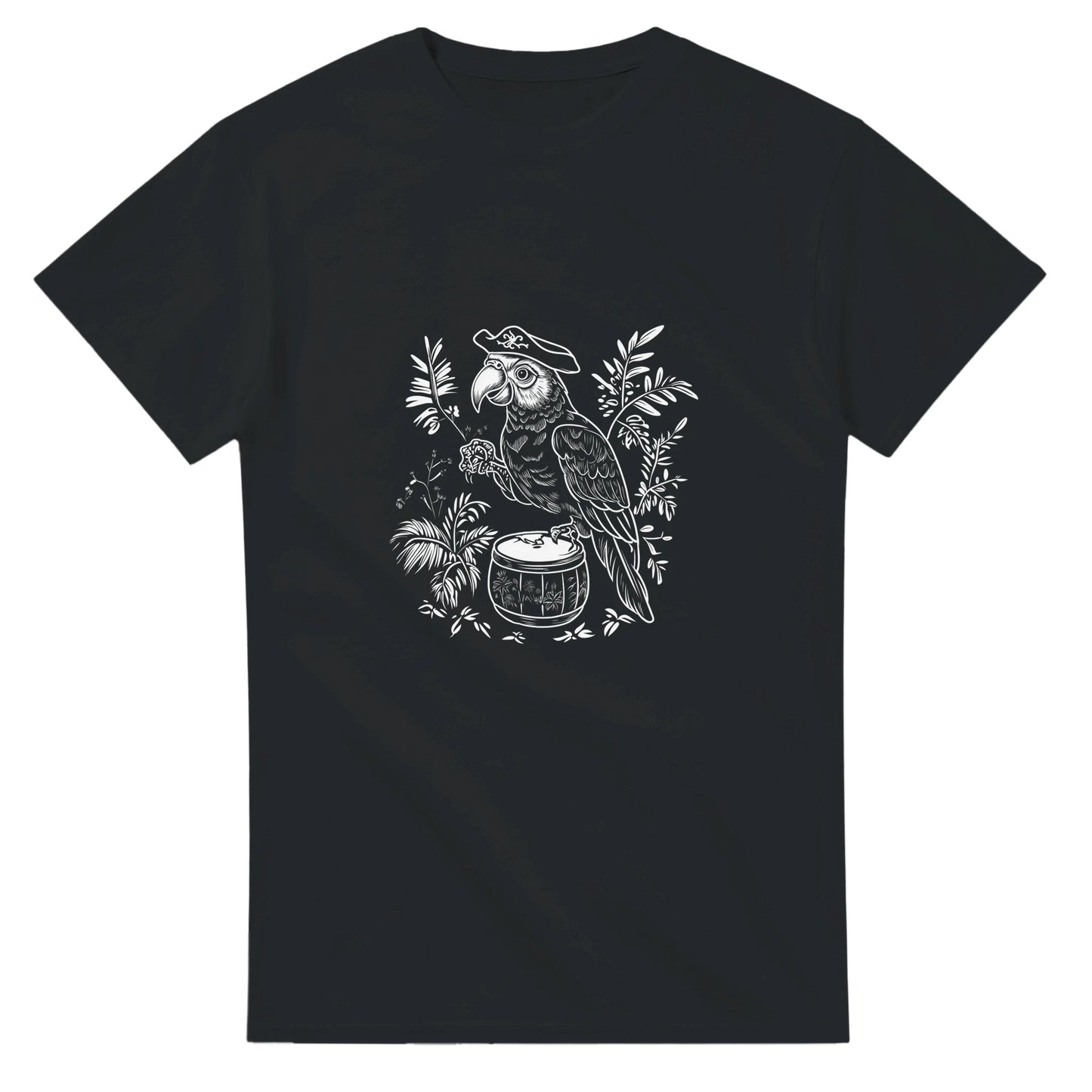 Parrot Drummer T-Shirt - Chirp & Chic