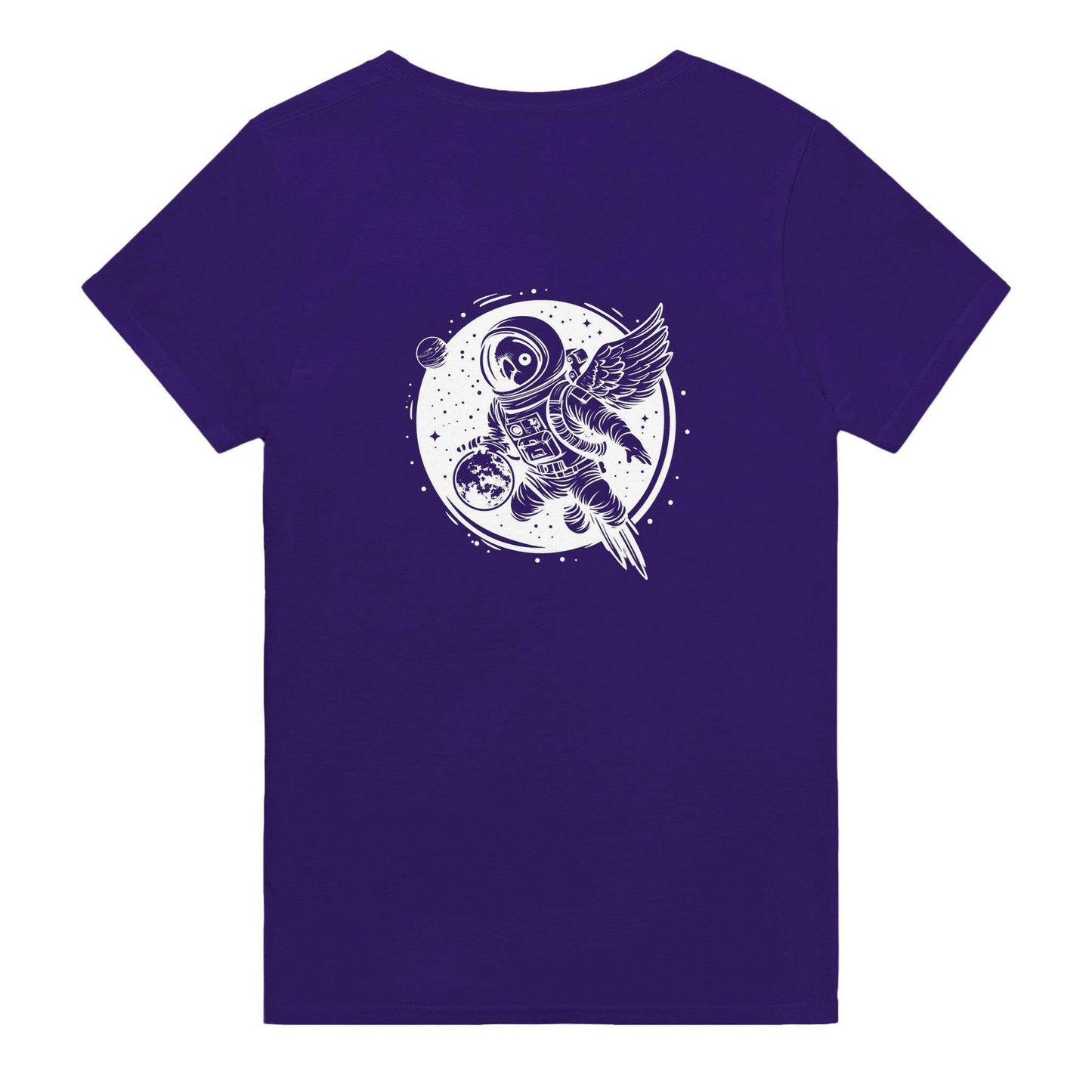 Parakeet Astronaut T-Shirt with Logo (Links edition) - Chirp & Chic