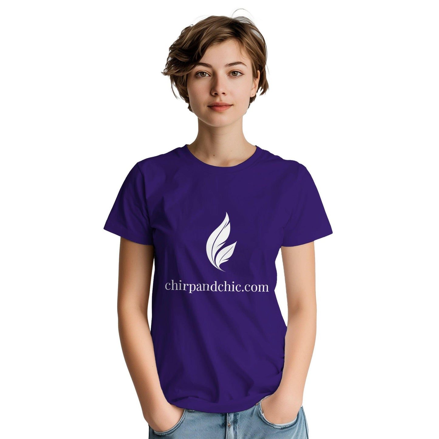 Parakeet Astronaut T-Shirt with Logo (Links edition) - Chirp & Chic