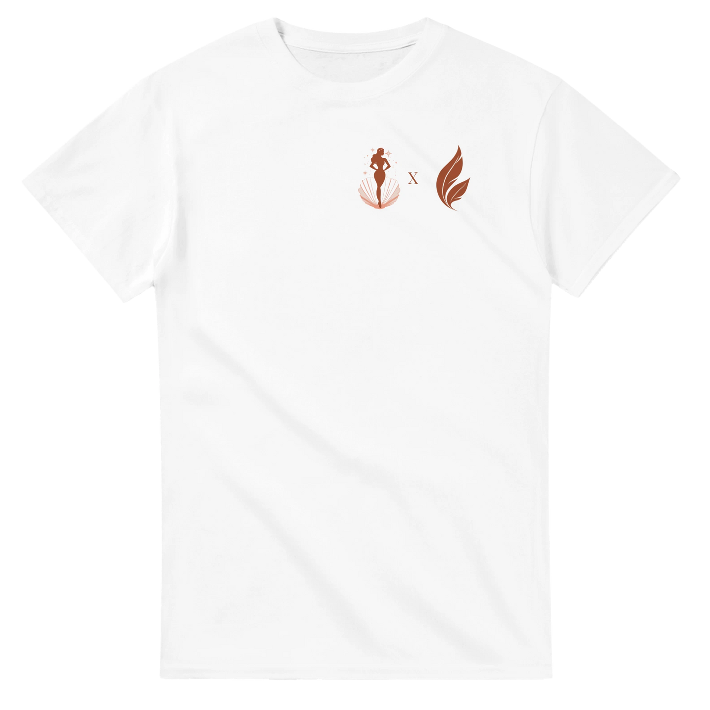 Chirp & Chic x Venus Heavyweight Cotton T-Shirt – Iconic Logo Design - Chirp & Chic