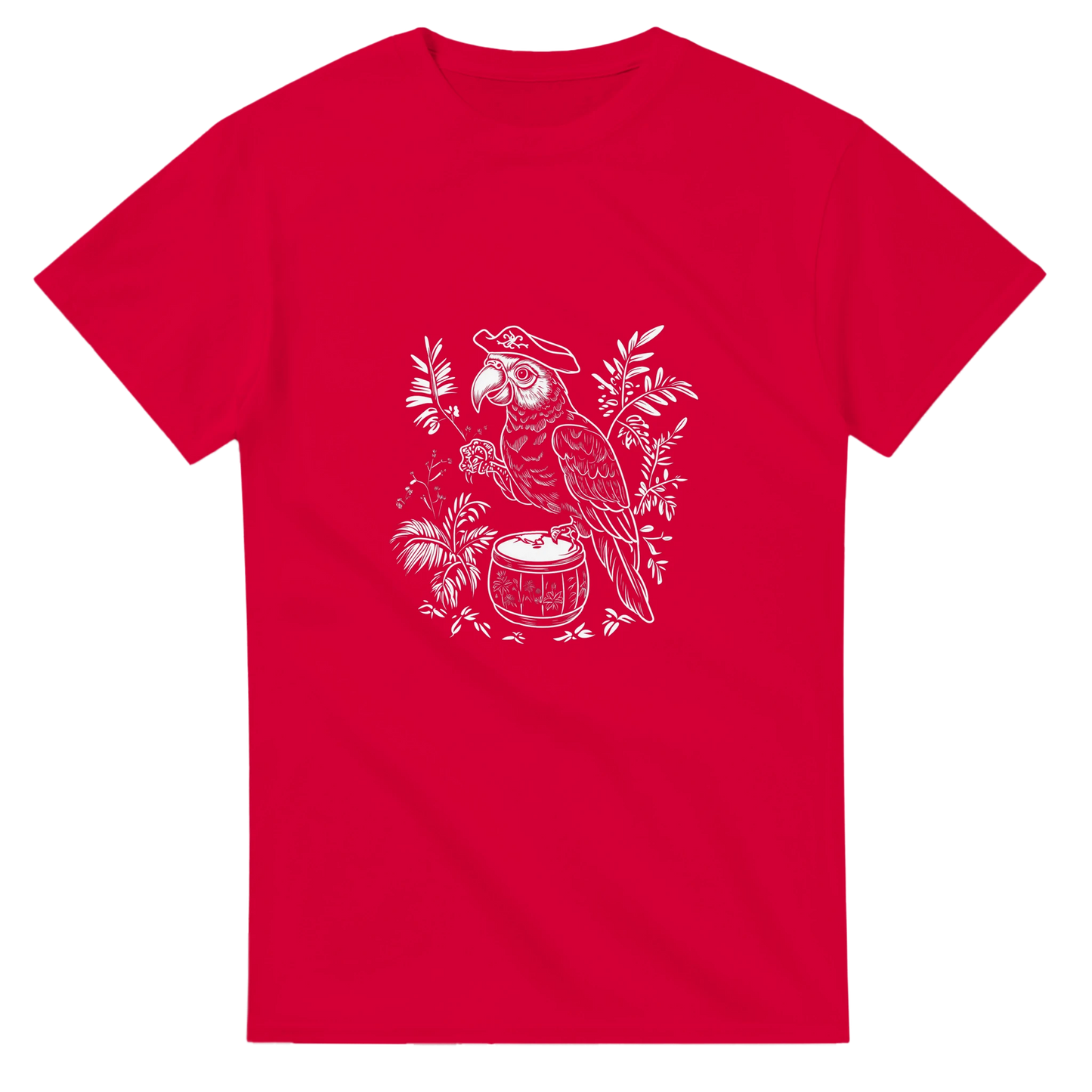 Parrot Drummer T-Shirt - Chirp & Chic