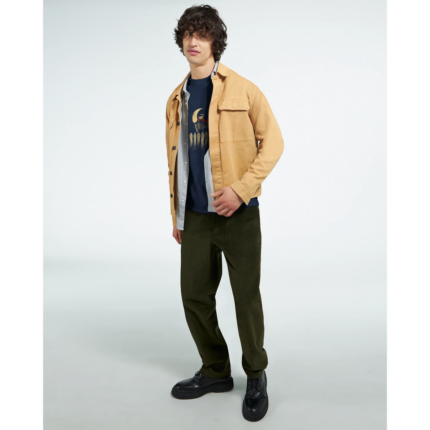 Sparrow Accordionist T-Shirt - Chirp & Chic