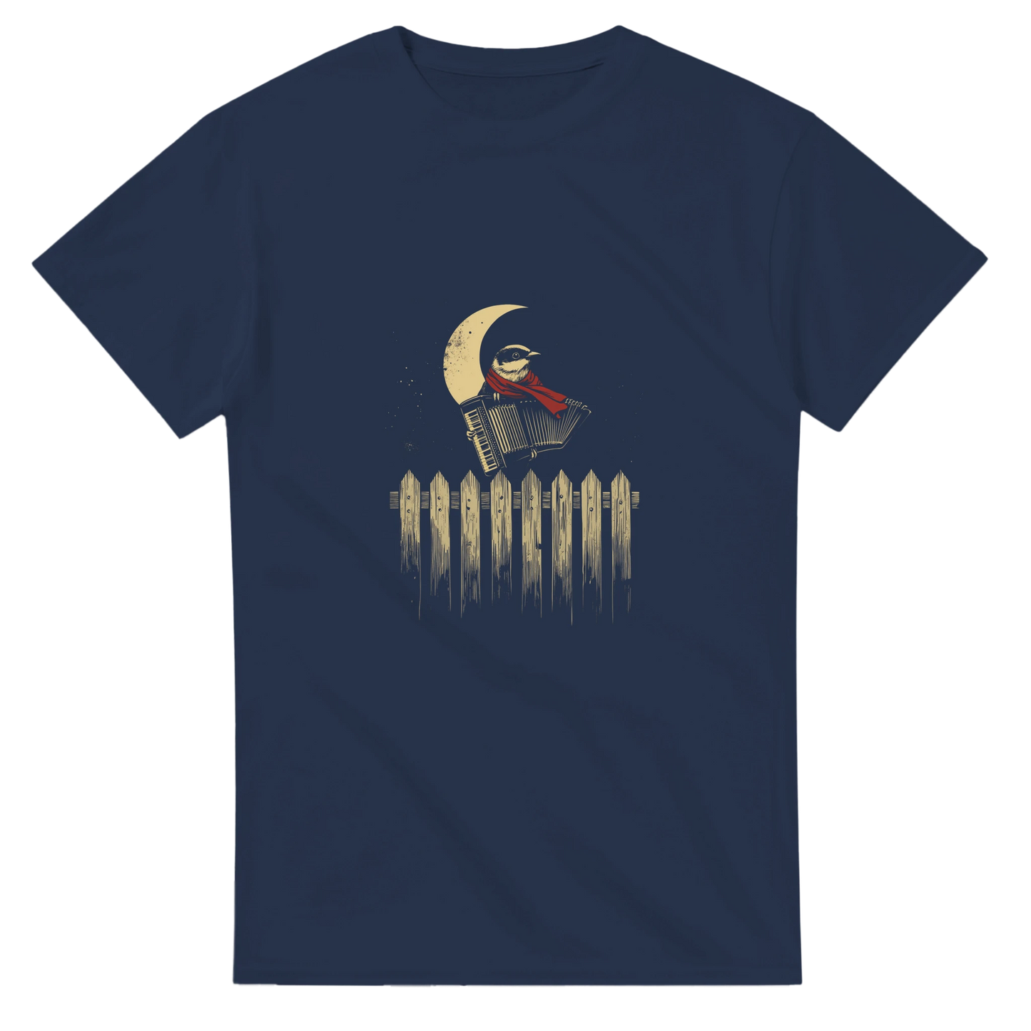 Sparrow Accordionist T-Shirt - Chirp & Chic