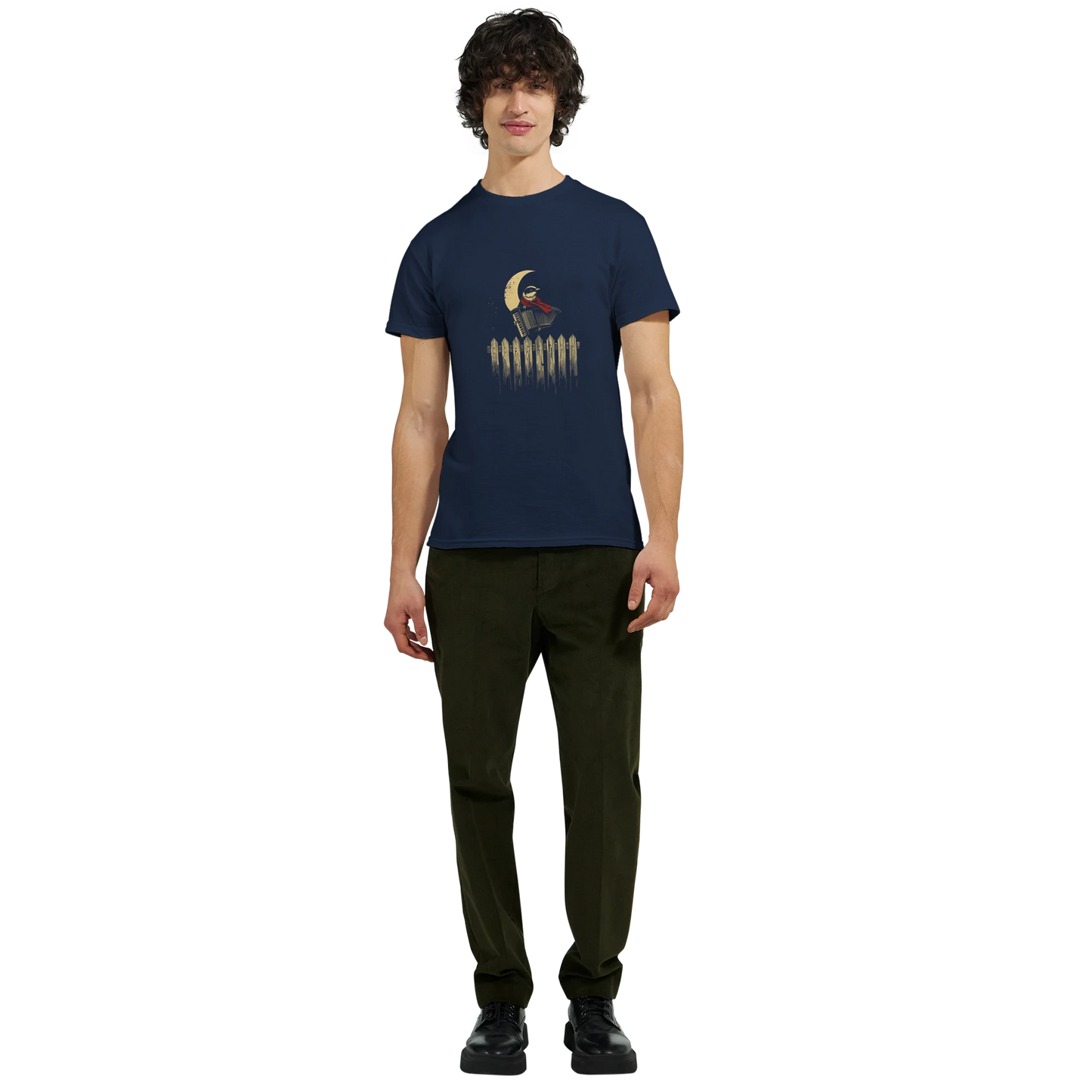 Sparrow Accordionist T-Shirt - Chirp & Chic