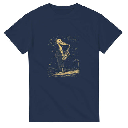 Pelican Saxophonist T-Shirt - Chirp & Chic