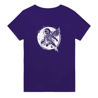 Parakeet Astronaut T-Shirt with Logo (Links edition) - Chirp & Chic