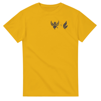 Chirp & Chic x Cupid Golden T-Shirt - Classic Cotton Tee with Unique Design - Chirp & Chic