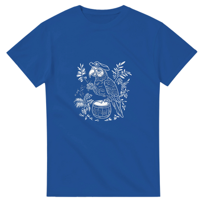 Parrot Drummer T-Shirt - Chirp & Chic