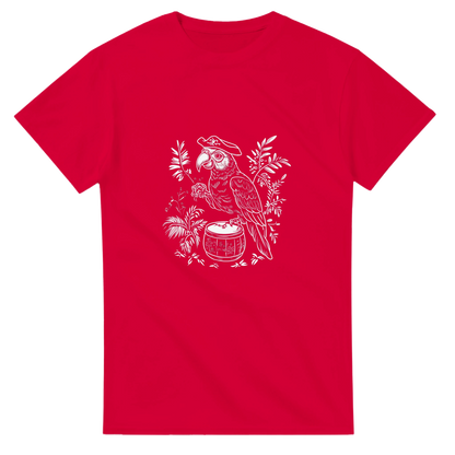 Parrot Drummer T-Shirt - Chirp & Chic