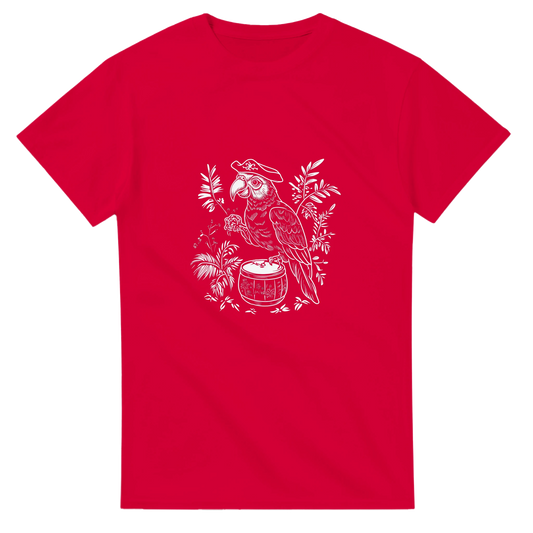 Parrot Drummer T-Shirt - Chirp & Chic